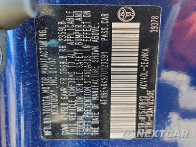 Zdjęcie 12 z 12 samochodu: 2007 TOYOTA CAMRY LE VIN:4T1BE46K97U120291 - miniatura