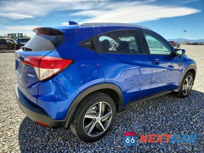 Trzecie zdjęcie samochodu z tyłu: 2022 HONDA HR-V EX VIN:3CZRU6H56NM757658 - miniatura