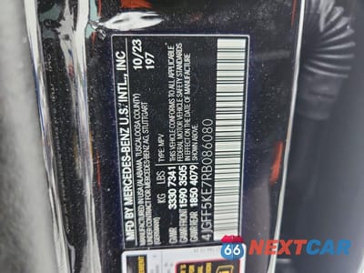 Zdjęcie 14 z 14 samochodu: 2024 MERCEDES-BENZ GLS 450 4MATIC VIN:4JGFF5KE7RB086080 - miniatura