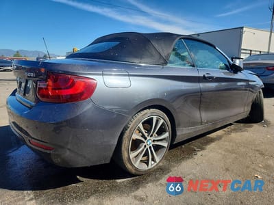 Trzecie zdjęcie samochodu z tyłu: 2016 BMW 228 I SULEV VIN:WBA1K9C55GV322718 - miniatura