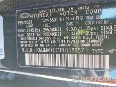 Zdjęcie 13 z 13 samochodu: 2023 GENESIS GV70 2.5T STANDARD VIN:KMUMADTB1PU118657 - miniatura