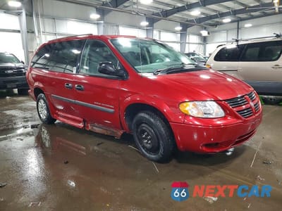 Czwarte zdjęcie samochodu z boku: 2007 DODGE GRAND CARAVAN SE VIN:1D4GP24R07B166180 - miniatura