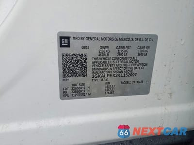 Zdjęcie 14 z 14 samochodu: 2019 GMC TERRAIN SLT VIN:3GKALPEX3KL152097 - miniatura
