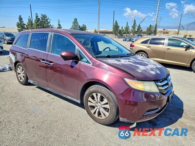 Czwarte zdjęcie samochodu z boku: 2014 HONDA ODYSSEY EXL VIN:5FNRL5H64EB078889 - miniatura