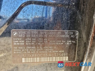 Zdjęcie 13 z 13 samochodu: 2010 BMW X5 XDRIVE35D VIN:5UXFF0C55ALT75493 - miniatura
