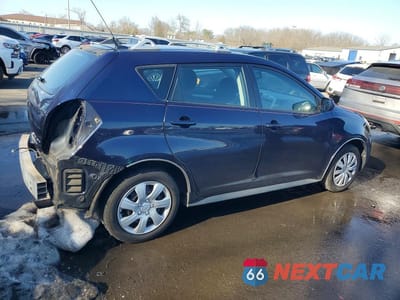 Trzecie zdjęcie samochodu z tyłu: 2009 PONTIAC VIBE VIN:5Y2SM67029Z409096 - miniatura