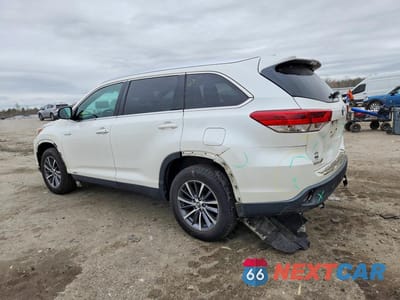 Drugie zdjęcie samochodu z przodu: 2019 TOYOTA HIGHLANDER HYBRID XLE VIN:5TDJGRFH8KS053322 - miniatura