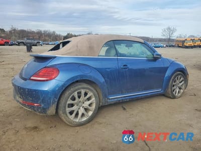 Trzecie zdjęcie samochodu z tyłu: 2018 VOLKSWAGEN BEETLE S VIN:3VW5DAAT7JM515839 - miniatura