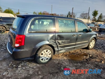 Trzecie zdjęcie samochodu z tyłu: 2013 DODGE GRAND CARAVAN SE VIN:2C4RDGBG2DR790069 - miniatura