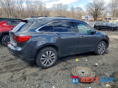 Trzecie zdjęcie samochodu z tyłu: 2015 ACURA MDX TECHNOLOGY VIN:5FRYD4H63FB012904 - miniatura