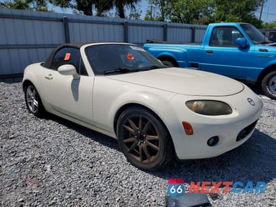 Czwarte zdjęcie samochodu z boku: 2007 MAZDA MX-5 MIATA VIN:JM1NC25F670129179 - miniatura