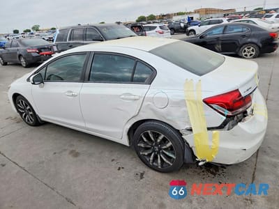 Drugie zdjęcie samochodu z przodu: 2015 HONDA CIVIC EXL VIN:19XFB2F92FE031109 - miniatura