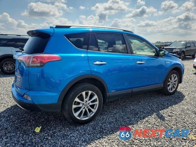 Trzecie zdjęcie samochodu z tyłu: 2017 TOYOTA RAV4 HYBRID LIMITED VIN:JTMDJREV2HD110804 - miniatura