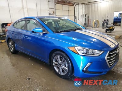 Czwarte zdjęcie samochodu z boku: 2018 HYUNDAI ELANTRA VALUE EDITION VIN:KMHD84LF1JU560956 - miniatura