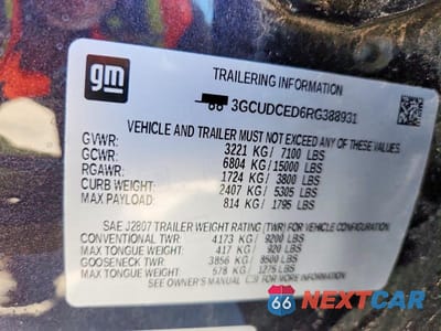 Zdjęcie 12 z 12 samochodu: 2024 CHEVROLET SILVERADO K1500 TRAIL BOSS CUSTOM VIN:3GCUDCED6RG388931 - miniatura