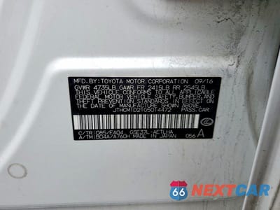 Zdjęcie 12 z 12 samochodu: 2016 LEXUS IS 300 BASE VIN:JTHCM1D21G5014472 - miniatura