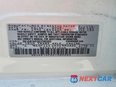 Zdjęcie 13 z 13 samochodu: 2016 NISSAN SENTRA SV VIN:3N1AB7AP2GY280283 - miniatura