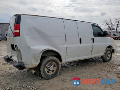 Trzecie zdjęcie samochodu z tyłu: 2015 CHEVROLET EXPRESS G2500 VIN:1GCWGFCFXF1150578 - miniatura