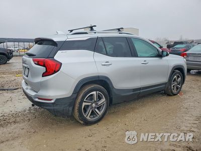 Trzecie zdjęcie samochodu z tyłu: 2020 GMC TERRAIN SLT VIN:3GKALVEV3LL102840 - miniatura