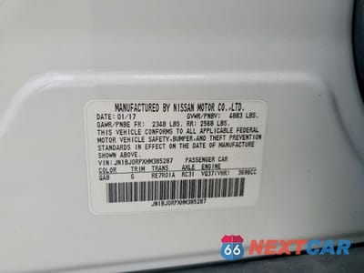 Zdjęcie 12 z 12 samochodu: 2017 INFINITI QX50 BASE VIN:JN1BJ0RPXHM385287 - miniatura