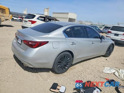 Trzecie zdjęcie samochodu z tyłu: 2020 INFINITI Q50 3.0T LUXE VIN:JN1EV7AR5LM256289 - miniatura