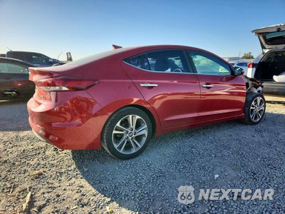 Trzecie zdjęcie samochodu z tyłu: 2017 HYUNDAI ELANTRA LIMITED VIN:5NPD84LF3HH015947 - miniatura
