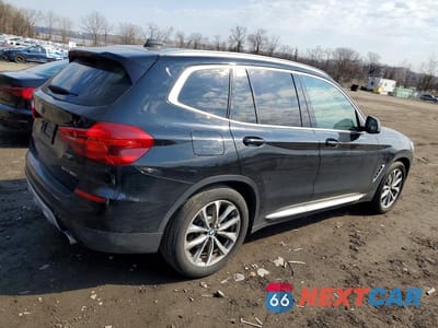Trzecie zdjęcie samochodu z tyłu: 2019 BMW X3 XDRIVE30I VIN:5UXTR9C59KLE21703 - miniatura