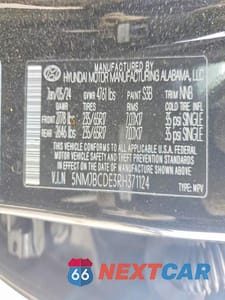 Zdjęcie 13 z 13 samochodu: 2024 HYUNDAI TUCSON SEL VIN:5NMJBCDE3RH371124 - miniatura
