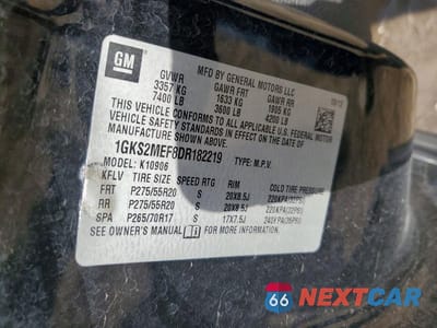 Zdjęcie 13 z 13 samochodu: 2013 GMC YUKON XL DENALI VIN:1GKS2MEF8DR182219 - miniatura