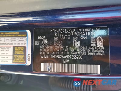 Zdjęcie 13 z 13 samochodu: 2023 KIA SELTOS S VIN:KNDEU2AA9P7355280 - miniatura