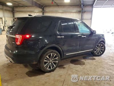 Trzecie zdjęcie samochodu z tyłu: 2017 FORD EXPLORER PLATINUM VIN:1FM5K8HTXHGE31781 - miniatura