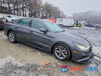 Czwarte zdjęcie samochodu z boku: 2021 HYUNDAI SONATA SEL VIN:KMHL64JA9MA165938 - miniatura