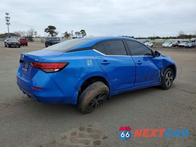 Trzecie zdjęcie samochodu z tyłu: 2022 NISSAN SENTRA SV VIN:3N1AB8CV4NY288805 - miniatura