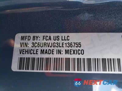 Zdjęcie 13 z 13 samochodu: 2020 RAM PROMASTER 3500 - CARGO VAN *** PRIOR FLEET *** VIN:3C6URVJG3LE136755 - miniatura