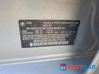 Zdjęcie 12 z 12 samochodu: 2018 BMW 330 XI VIN:WBA8D9G56JNU71035 - miniatura