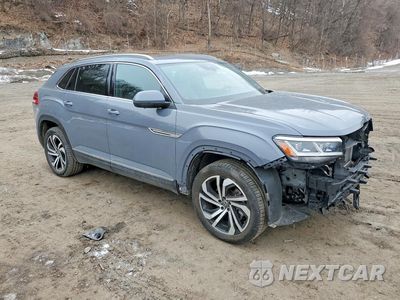 Czwarte zdjęcie samochodu z boku: 2021 VOLKSWAGEN ATLAS CROSS SPORT SEL PREMIUM VIN:1V2TE2CA8MC206216 - miniatura
