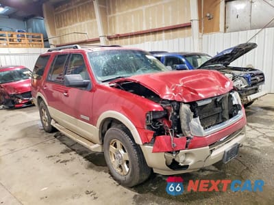 Czwarte zdjęcie samochodu z boku: 2007 FORD EXPEDITION EDDIE BAUER VIN:1FMFU18537LA16265 - miniatura
