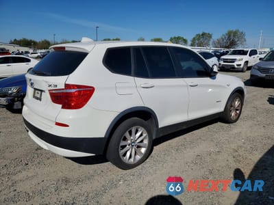 Trzecie zdjęcie samochodu z tyłu: 2013 BMW X3 XDRIVE28I VIN:5UXWX9C53D0A12815 - miniatura
