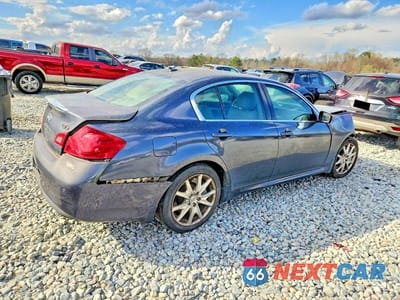 Trzecie zdjęcie samochodu z tyłu: 2010 INFINITI G37 SEDAN BASE VIN:JN1CV6AP2AM401947 - miniatura