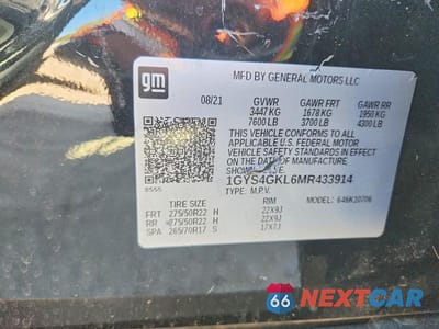 Zdjęcie 14 z 14 samochodu: 2021 CADILLAC ESCALADE SPORT PLATINUM VIN:1GYS4GKL6MR433914 - miniatura