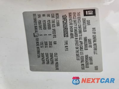 Zdjęcie 13 z 13 samochodu: 2009 CHEVROLET SUBURBAN C1500 LT VIN:1GNFC26039R303522 - miniatura