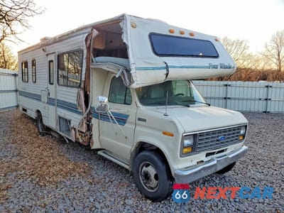 1991 FORD ECONOLINE E350 CUTAWAY VAN 1FDKE30G2MHA88495 - główne zdjęcie licytacji z USA - miniatura