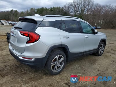 Trzecie zdjęcie samochodu z tyłu: 2021 GMC TERRAIN SLT VIN:3GKALVEV7ML301813 - miniatura