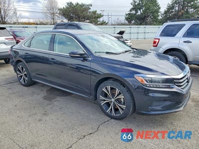 Czwarte zdjęcie samochodu z boku: 2021 VOLKSWAGEN PASSAT SE VIN:1VWSA7A38MC012762 - miniatura