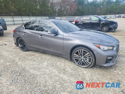 Czwarte zdjęcie samochodu z boku: 2015 INFINITI Q50 SPORT VIN:JN1BV7AP5FM330008 - miniatura