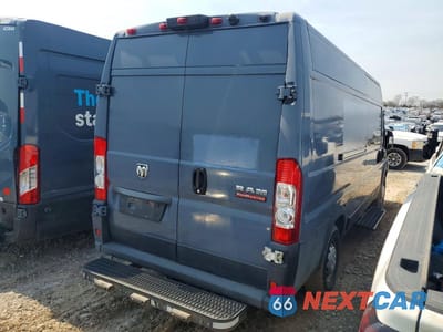 Trzecie zdjęcie samochodu z tyłu: 2021 RAM PROMASTER 3500 DELIVERY VAN VIN:3C6MRVJG0ME586896 - miniatura