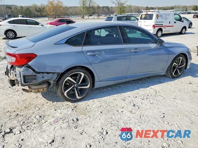 Trzecie zdjęcie samochodu z tyłu: 2022 HONDA ACCORD SPORT VIN:1HGCV1F34NA025864 - miniatura