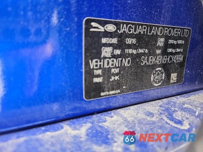 Zdjęcie 12 z 12 samochodu: 2017 JAGUAR XF 20D 4DR AWD VIN:SAJBK4BN6HCY42694 - miniatura