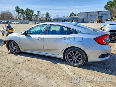 Drugie zdjęcie samochodu z przodu: 2020 HONDA CIVIC EXL VIN:19XFC1F73LE209756 - miniatura
