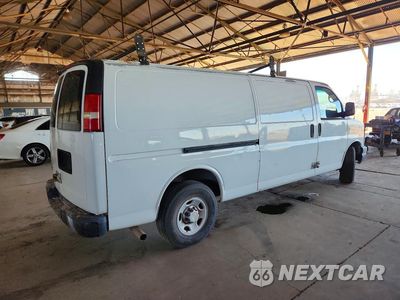 Trzecie zdjęcie samochodu z tyłu: 2012 CHEVROLET EXPRESS G2500 VIN:1GCWGGCA7C1188761 - miniatura